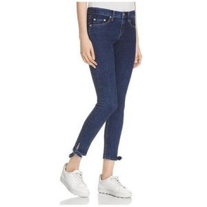 Rag & Bone Stevie Tie Hem Capri Skinny Jeans 27